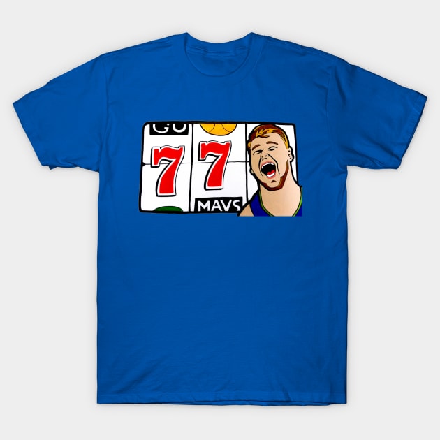 Luka 77 T-Shirt by Dallas Mavs Fan